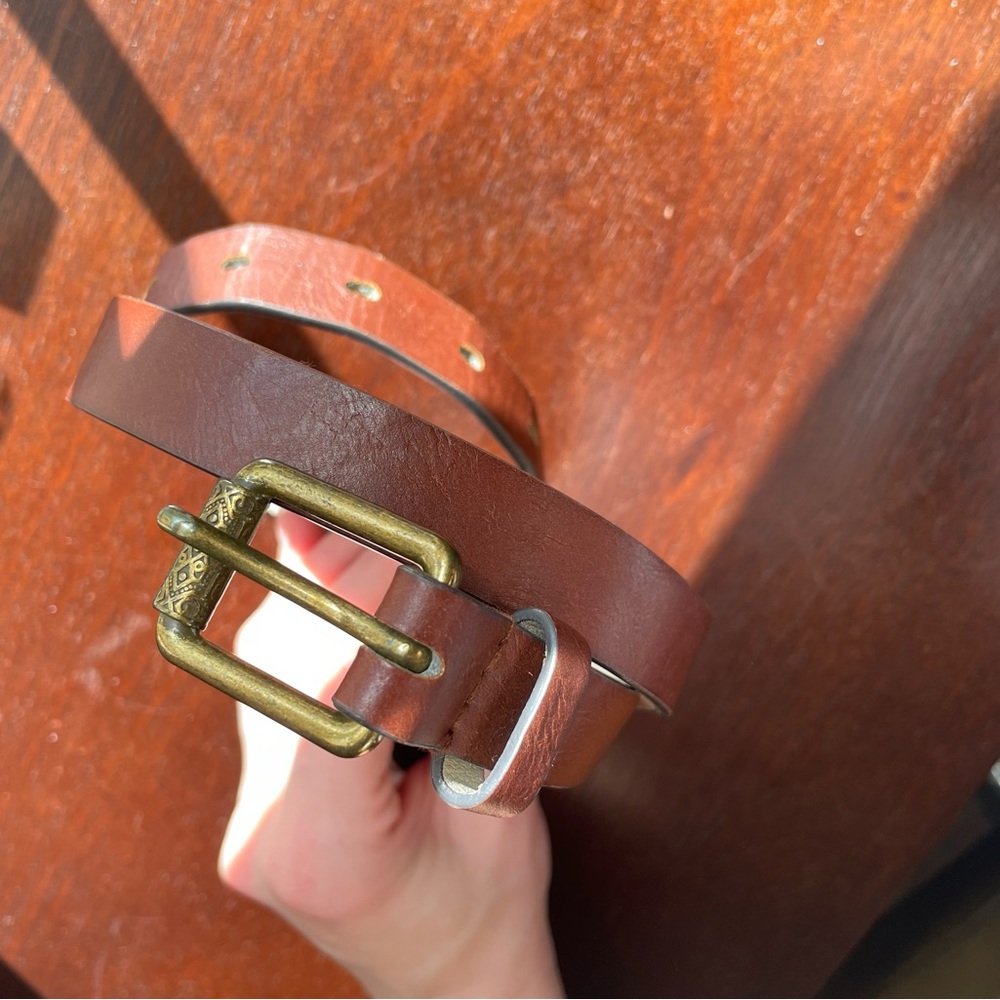 Brown Belt w/ Gold Buckle